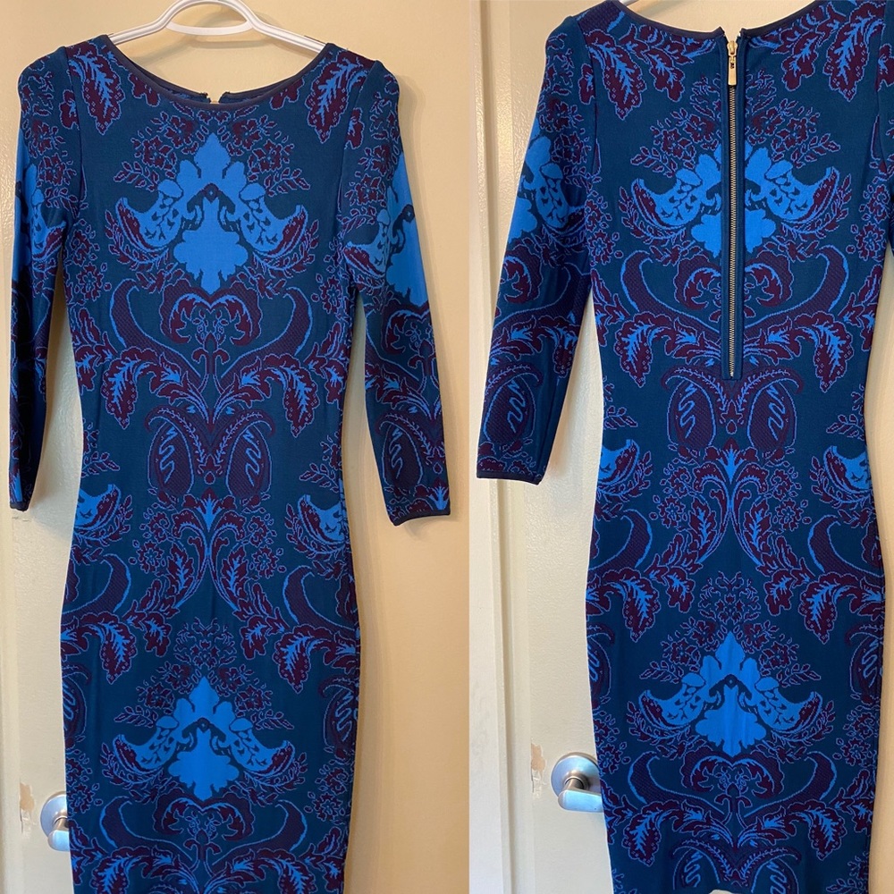Elegant blue dress